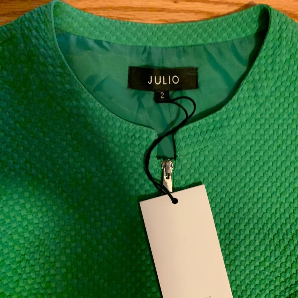 Brand NWT green zip up sleeveless dress - Picture 5 of 6